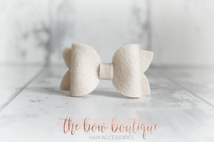 Mini deluxe felt bows (25 Colours)