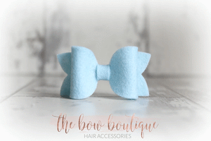 Mini deluxe felt bows (25 Colours)