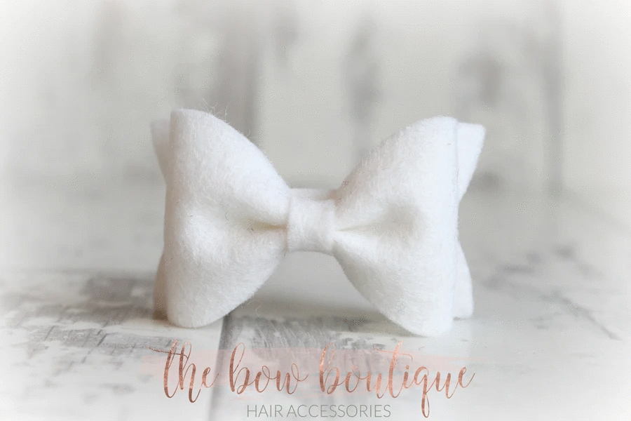 Small luxury felt bows | 25 Colours | Clip or headband