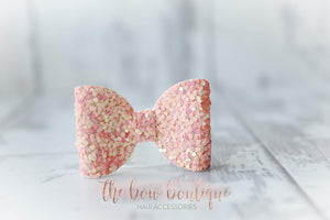 Mini glitter bows (25 Colours)