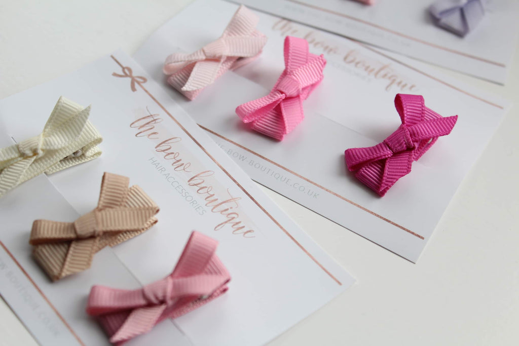 My first ribbon bow clip sets  | 9 sets