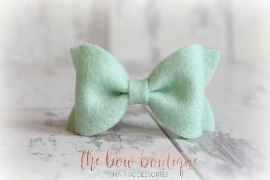 Small luxury felt bows | 25 Colours | Clip or headband