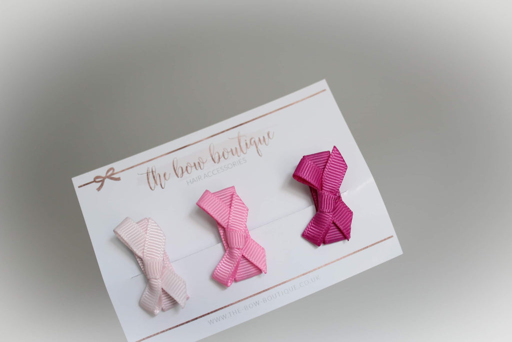 My first ribbon bow clip sets  | 9 sets