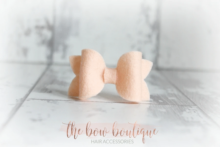 Mini deluxe felt bows | 25 Colours | Clip or headband
