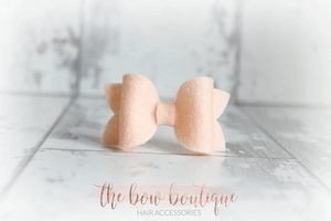 Mini deluxe felt bows (25 Colours)