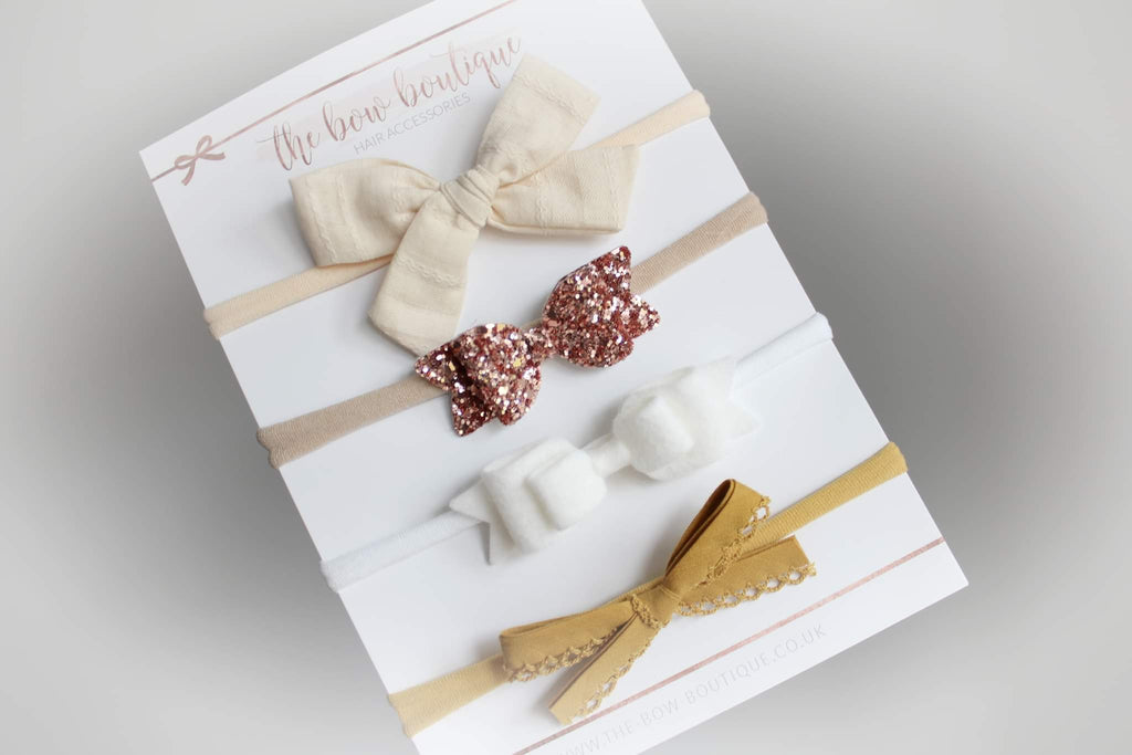 Timeless headband set.