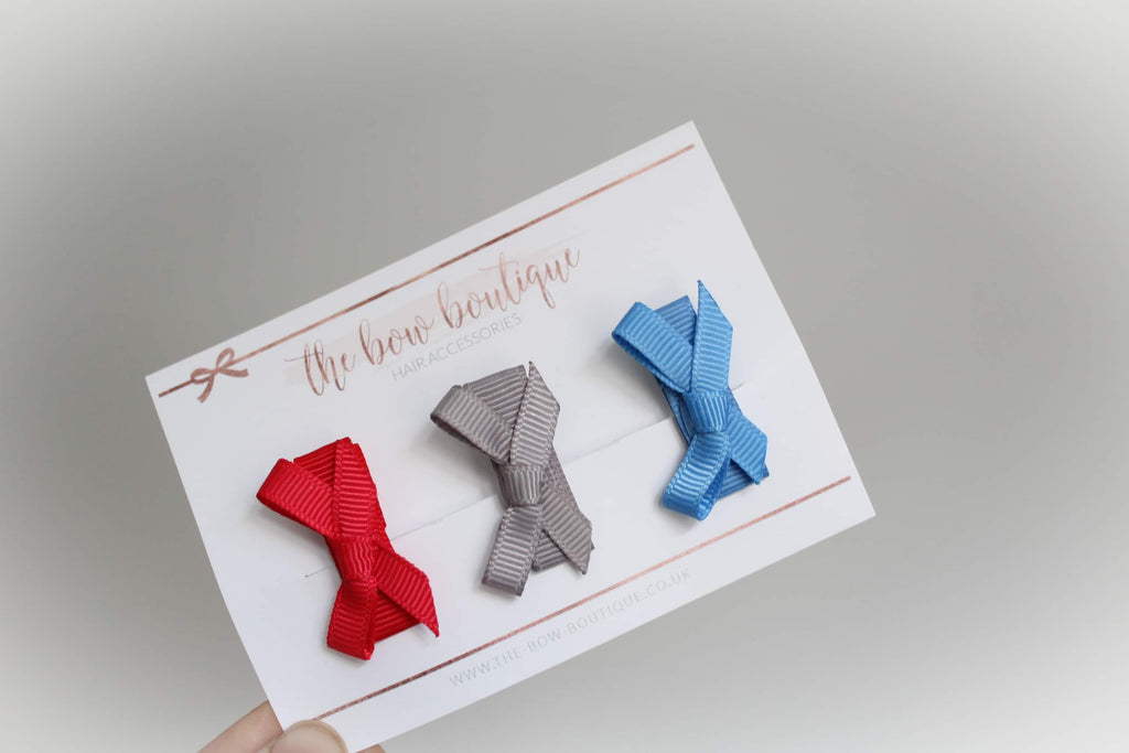 My first ribbon bow clip sets  | 9 sets