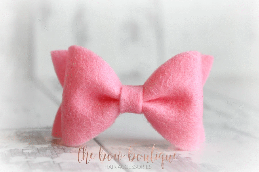 Small luxury felt bows | 25 Colours | Clip or headband