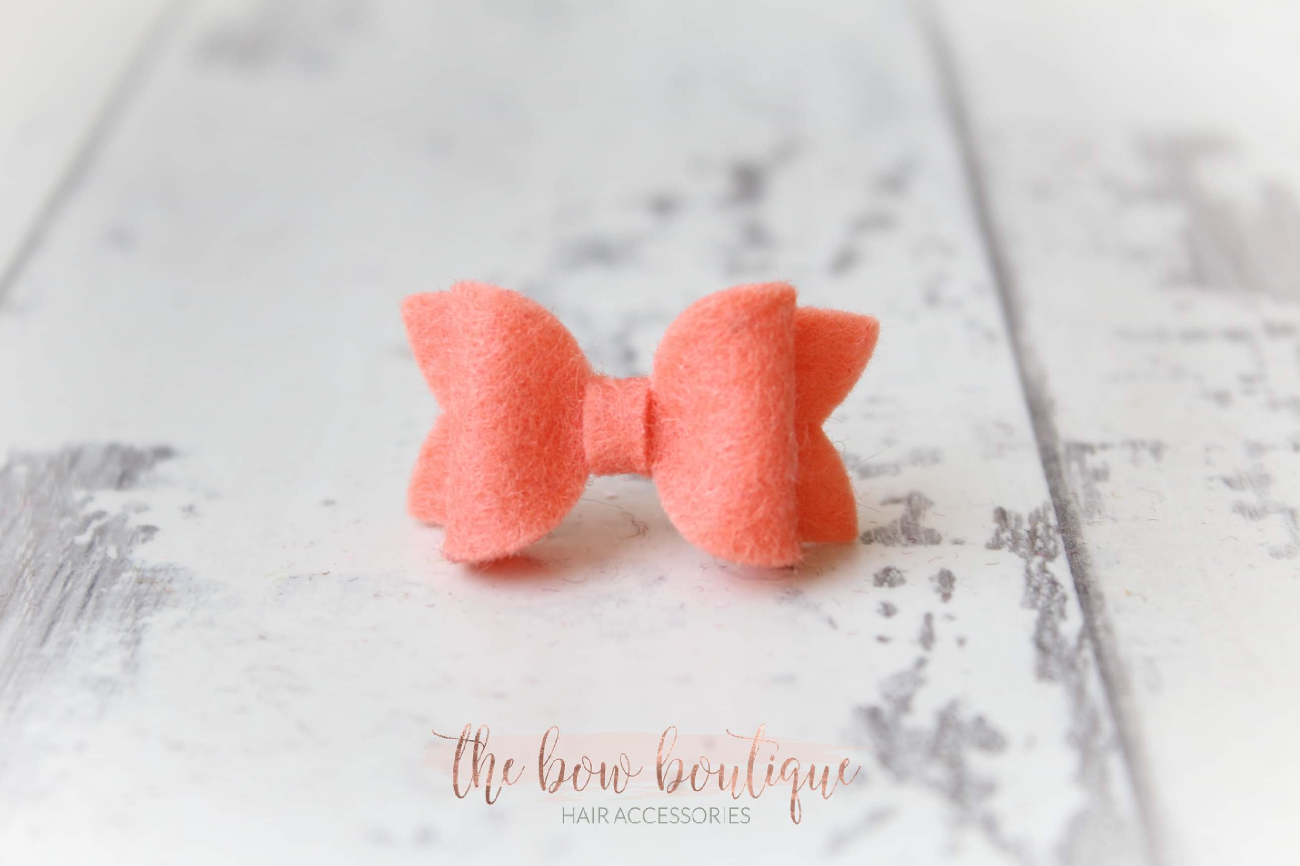 Petite deluxe felt bows | 25 Colours