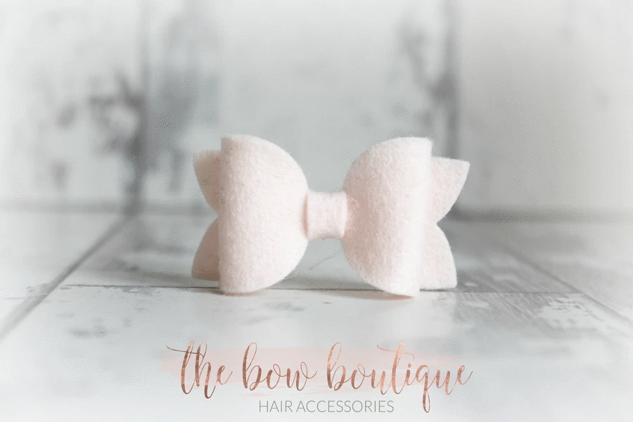 Mini deluxe felt bows | 25 Colours | Clip or headband