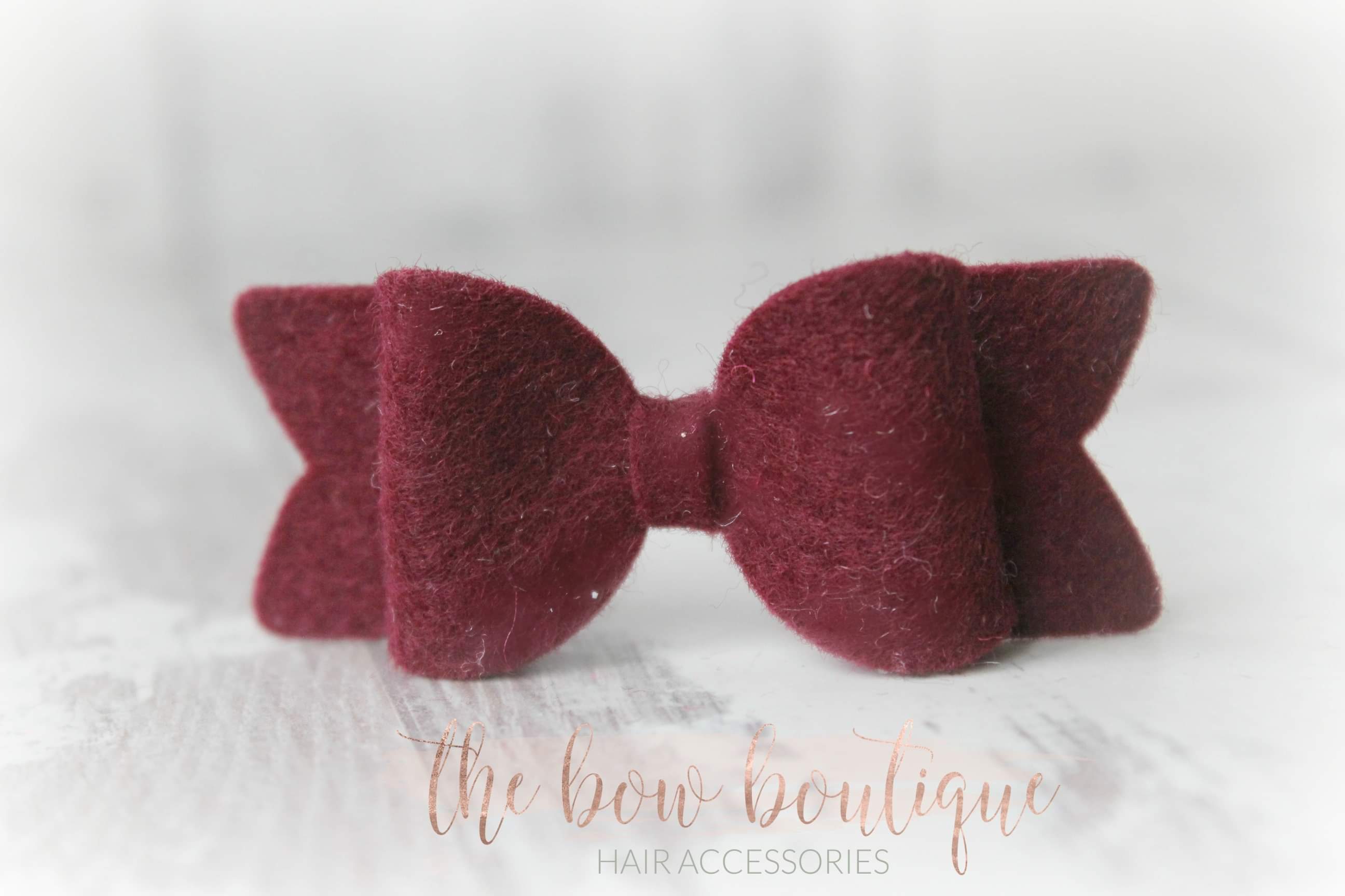 Small chunky felt bows | 25 Colours