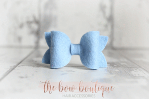 Mini deluxe felt bows (25 Colours)