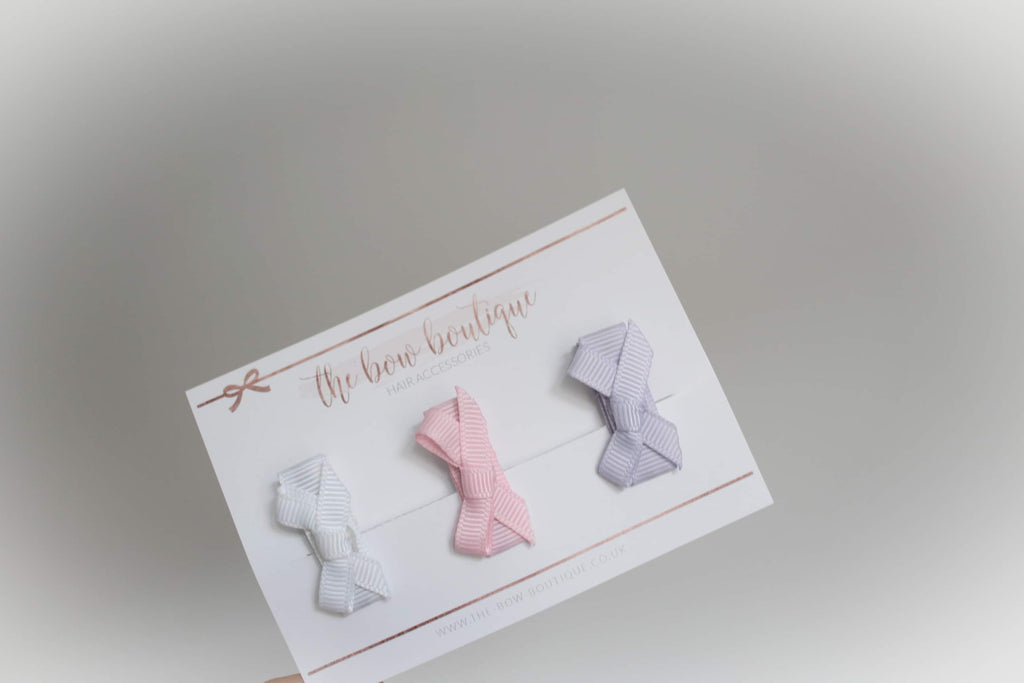 My first ribbon bow clip sets  | 9 sets