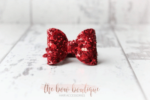 Mini glitter bows (25 Colours)