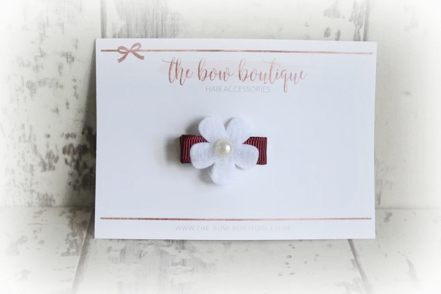 My first daisy flower clips | 26 colours