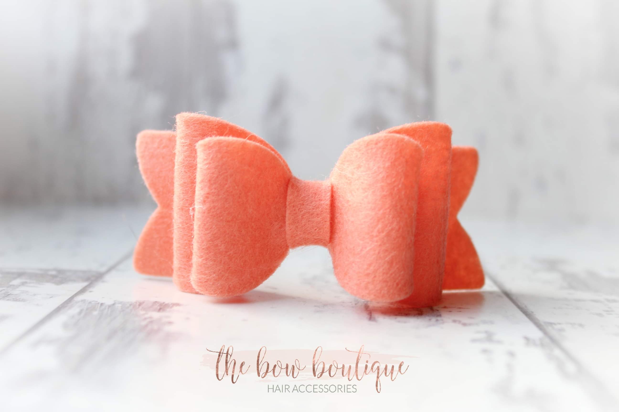 Chunky double felt bows | 23 Colours | Clip or headband