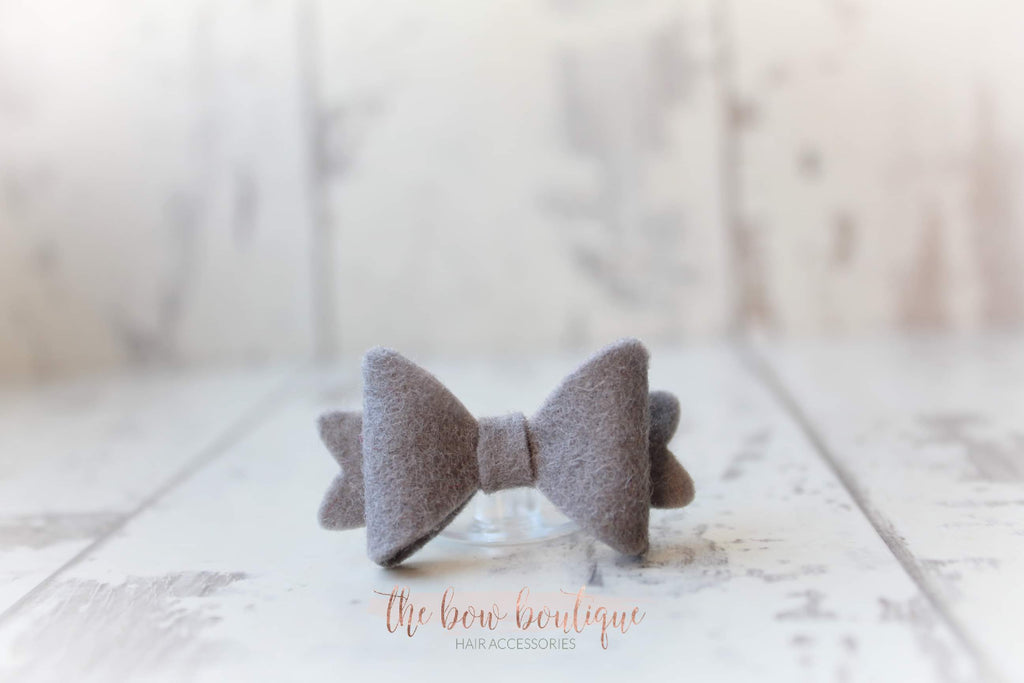Mini baby felt bows | 25 Colours | Clip or bobble