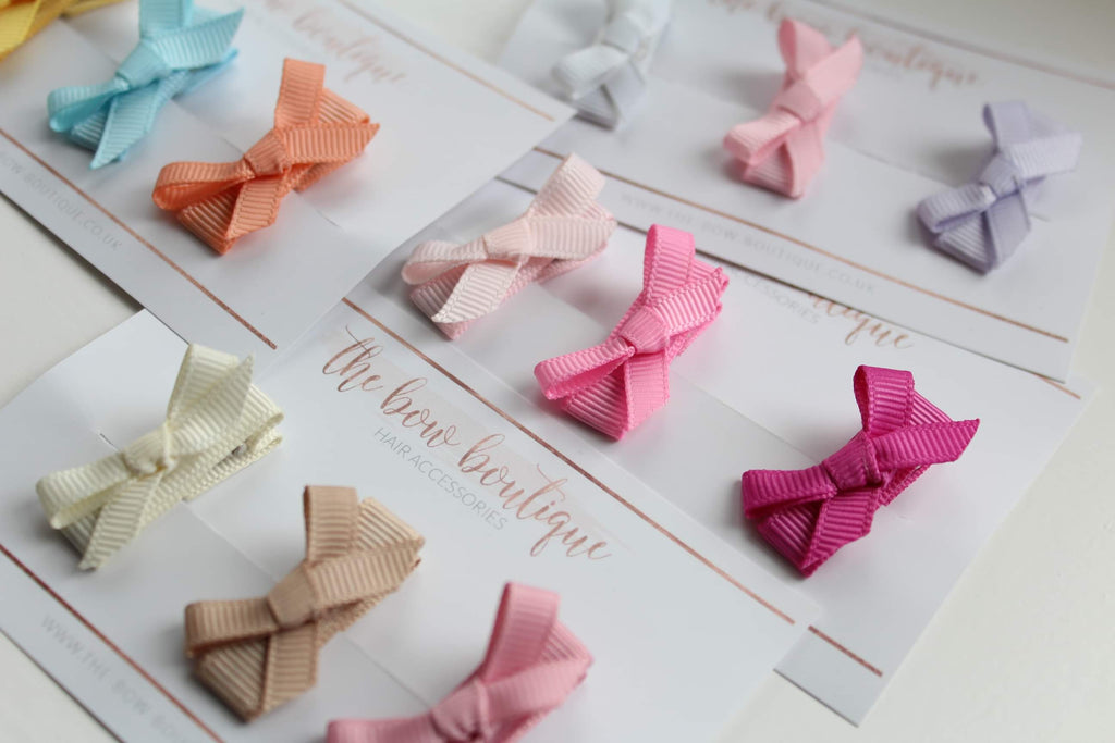 My first ribbon bow clip sets  | 9 sets