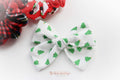 Christmas tree mini sweetheart bow | Clip, headband or bobble