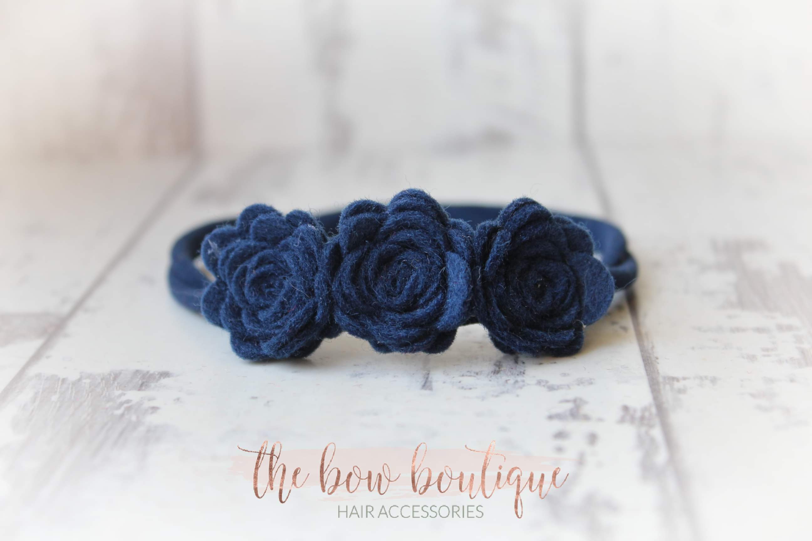 Mini felt flower headbands  | 19 Colours