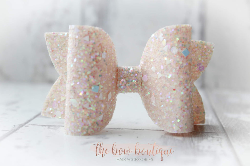 Large deluxe glitter bows | 23 colours