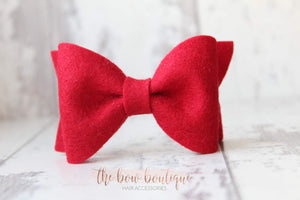 Large luxury felt bows (25 Colours)