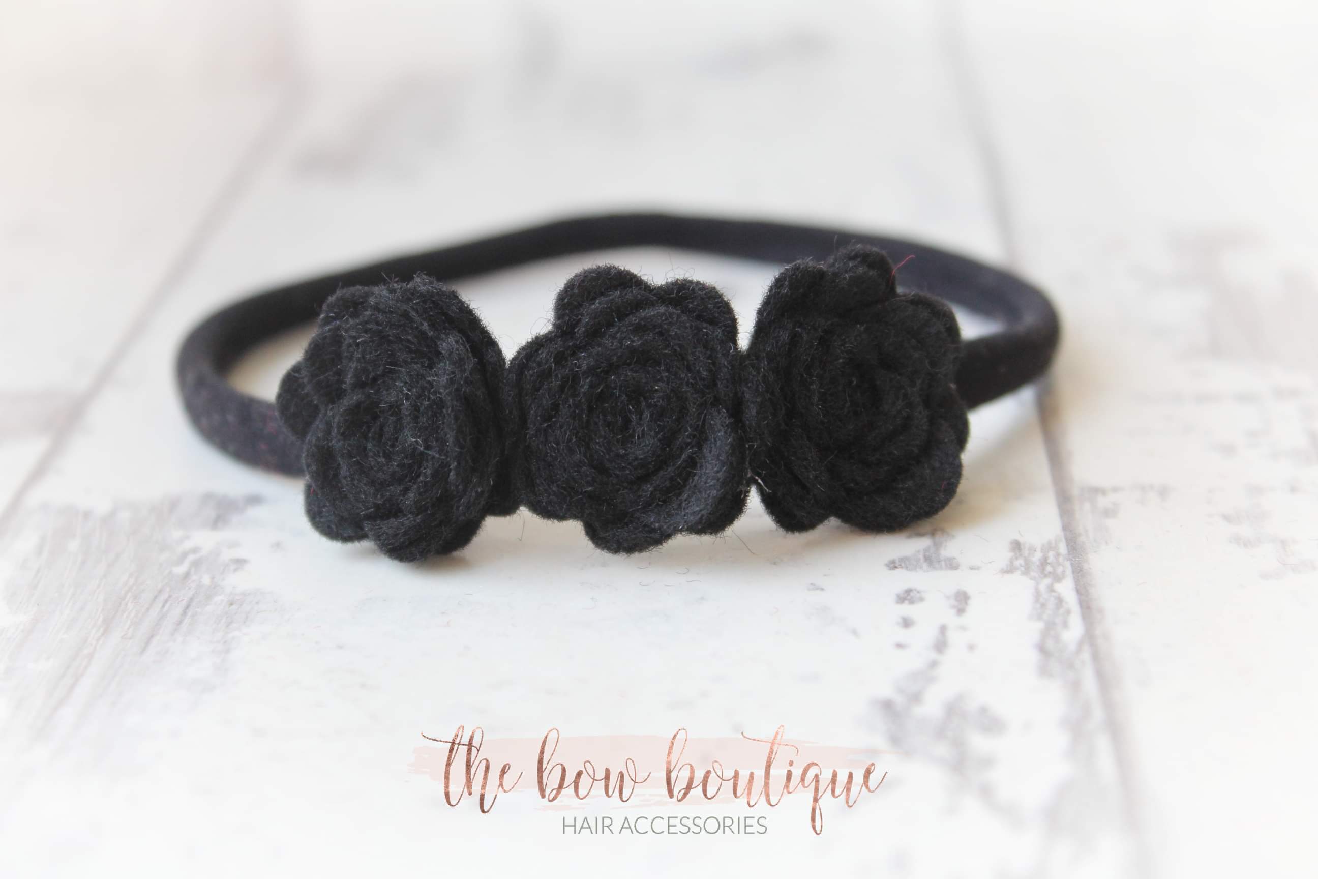 Mini felt flower headbands  | 19 Colours