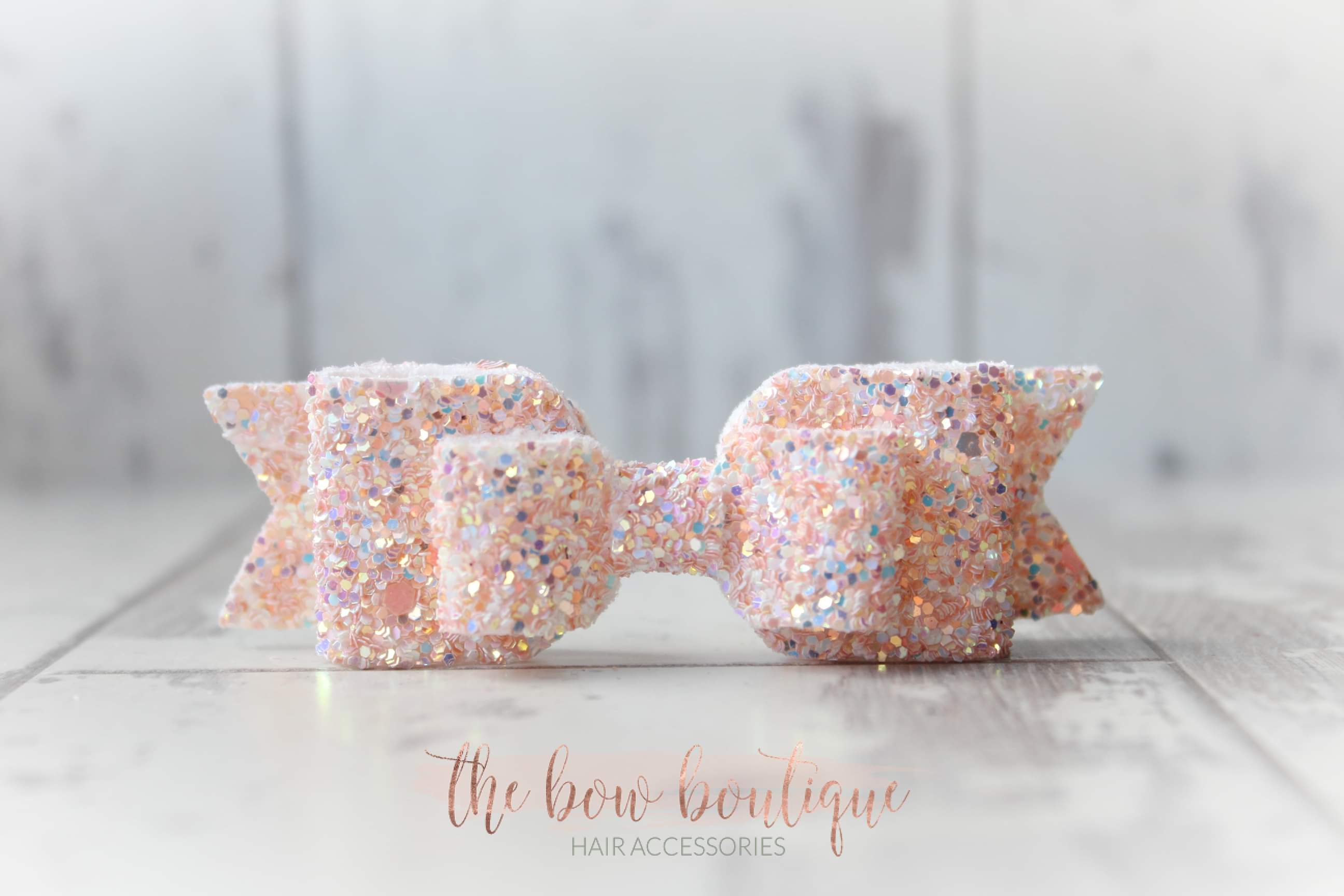 Double glitter bows | 20 colours | Clip or headband