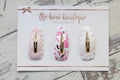 Pink elf snappy clip set