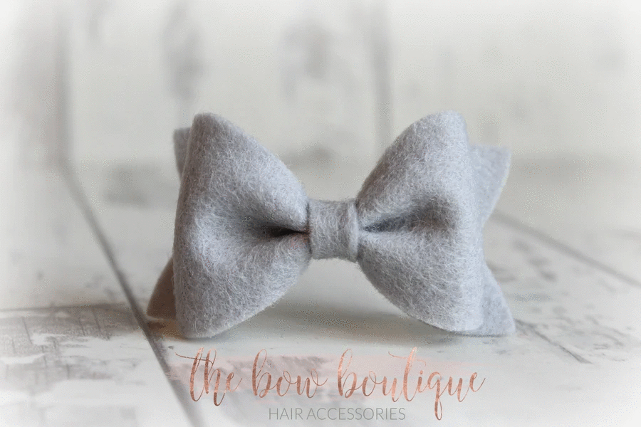 Small luxury felt bows | 25 Colours | Clip or headband