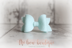 Mini deluxe felt bows (25 Colours)