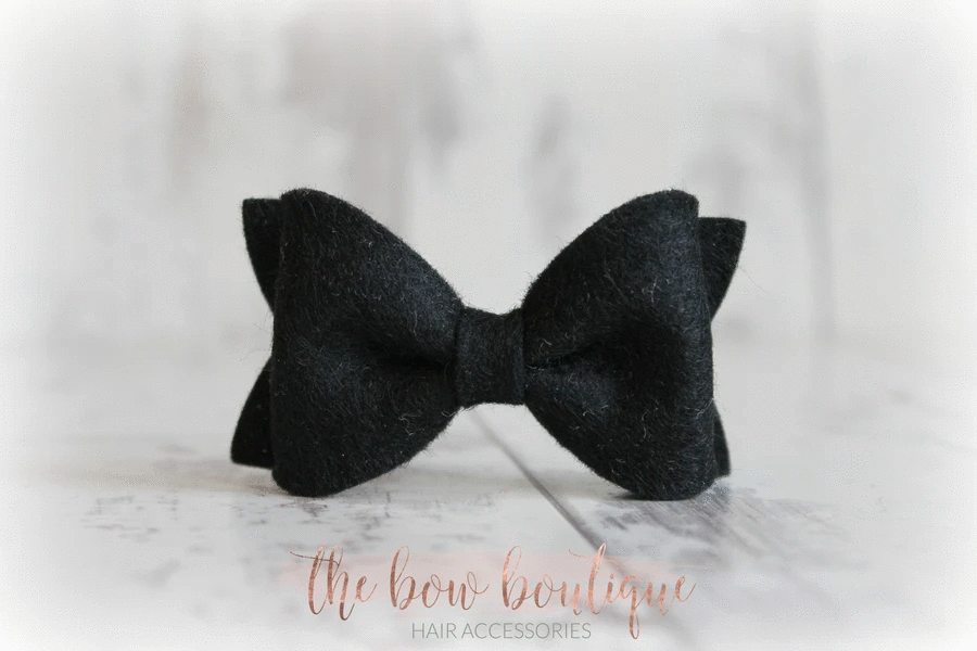 Small luxury felt bows | 25 Colours | Clip or headband