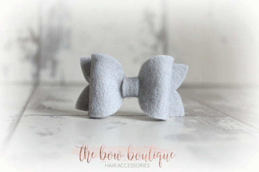 Mini deluxe felt bows | 25 Colours | Clip or headband