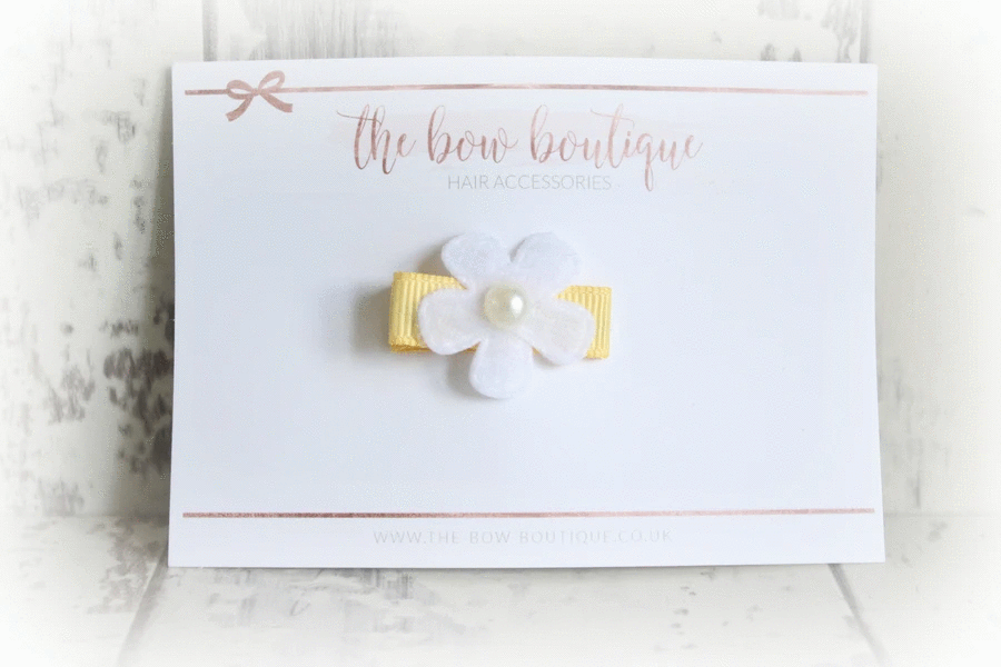 My first daisy flower clips | 26 colours
