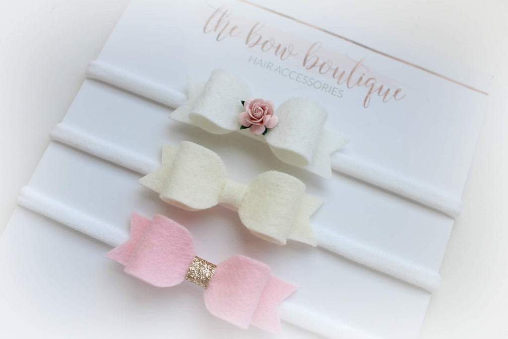 Sweet baby headband set