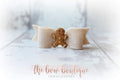 Gingerbread man bow | Clip or headband
