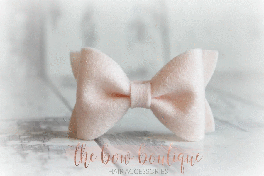 Small luxury felt bows | 25 Colours | Clip or headband