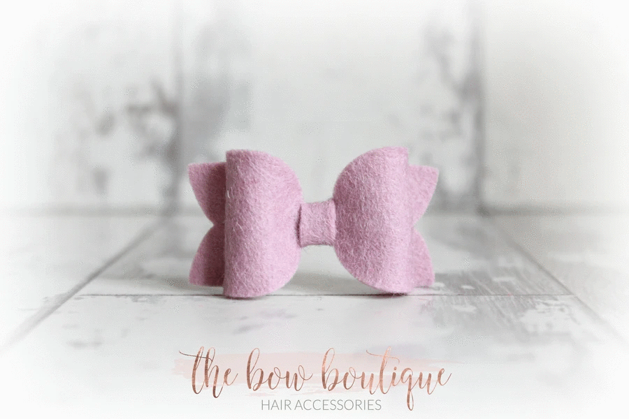 Mini deluxe felt bows | 25 Colours | Clip or headband