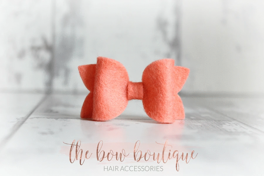 Mini deluxe felt bows | 25 Colours | Clip or headband