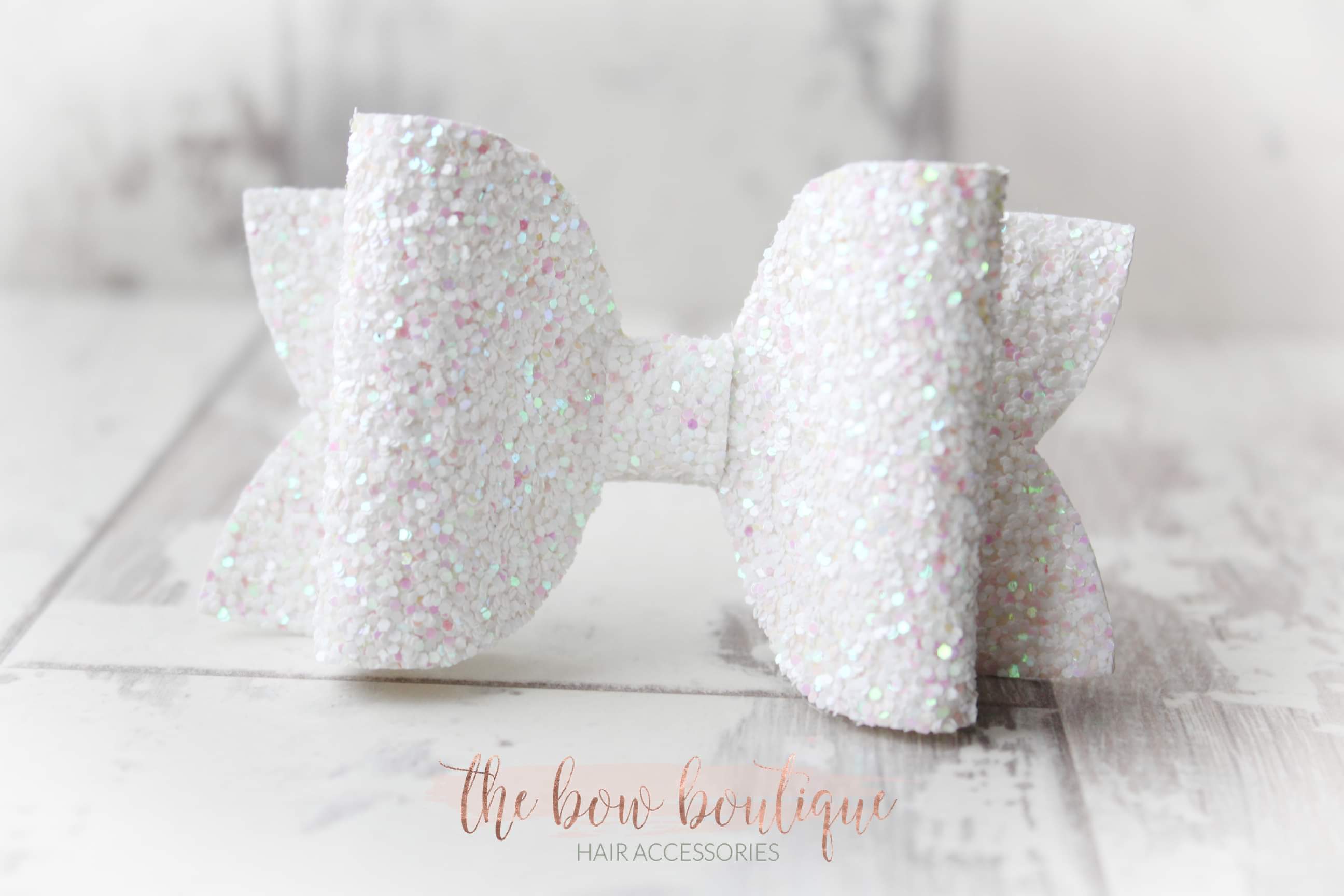 Large deluxe glitter bows | 23 colours