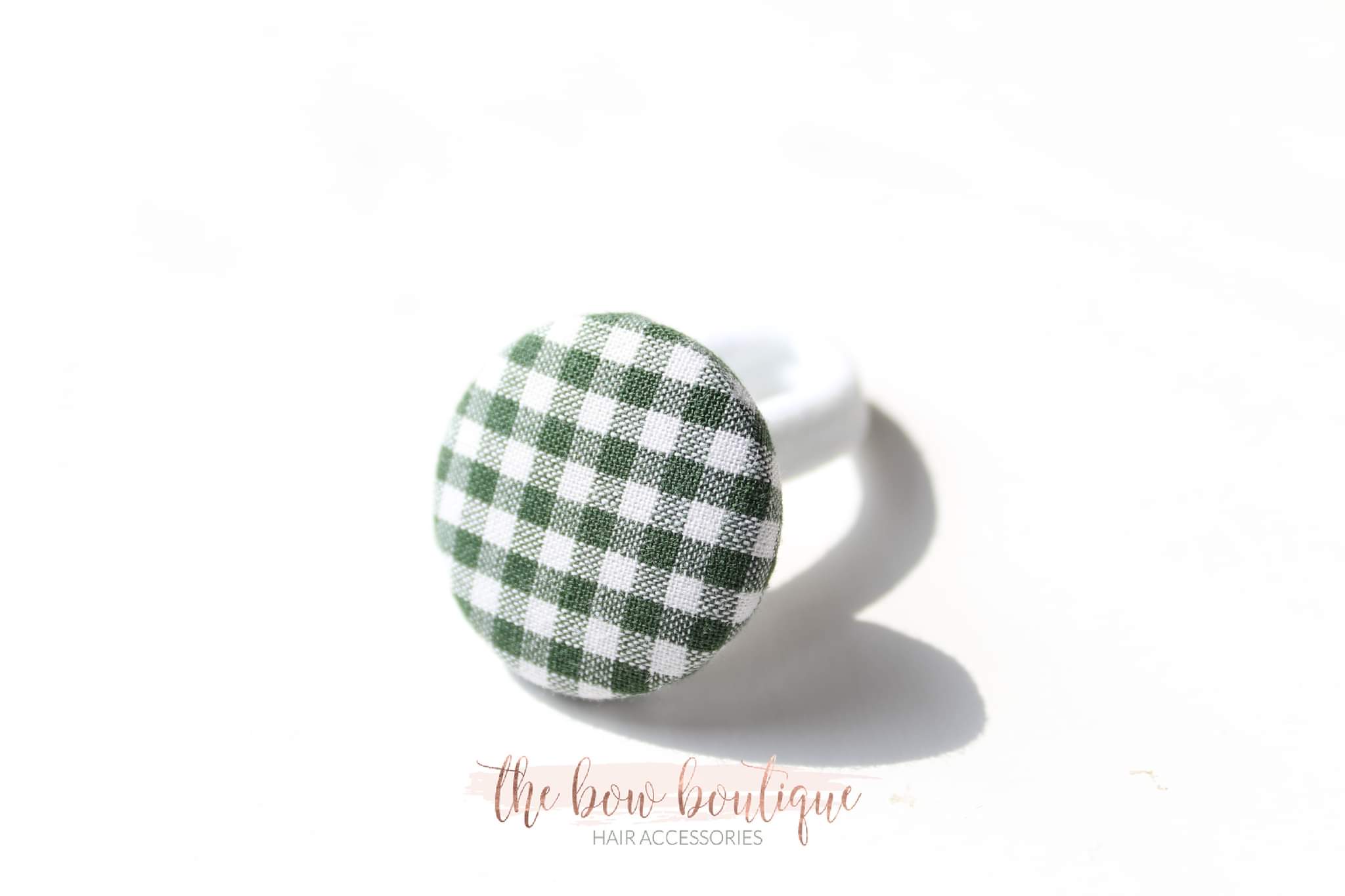 School gingham button bobbles | 8 Colours