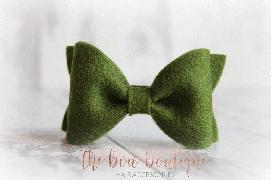 Small luxury felt bows | 25 Colours | Clip or headband