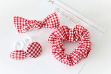 Load image into Gallery viewer, School gingham bobble set - 7 colours.