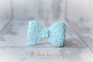 Mini glitter bows (25 Colours)