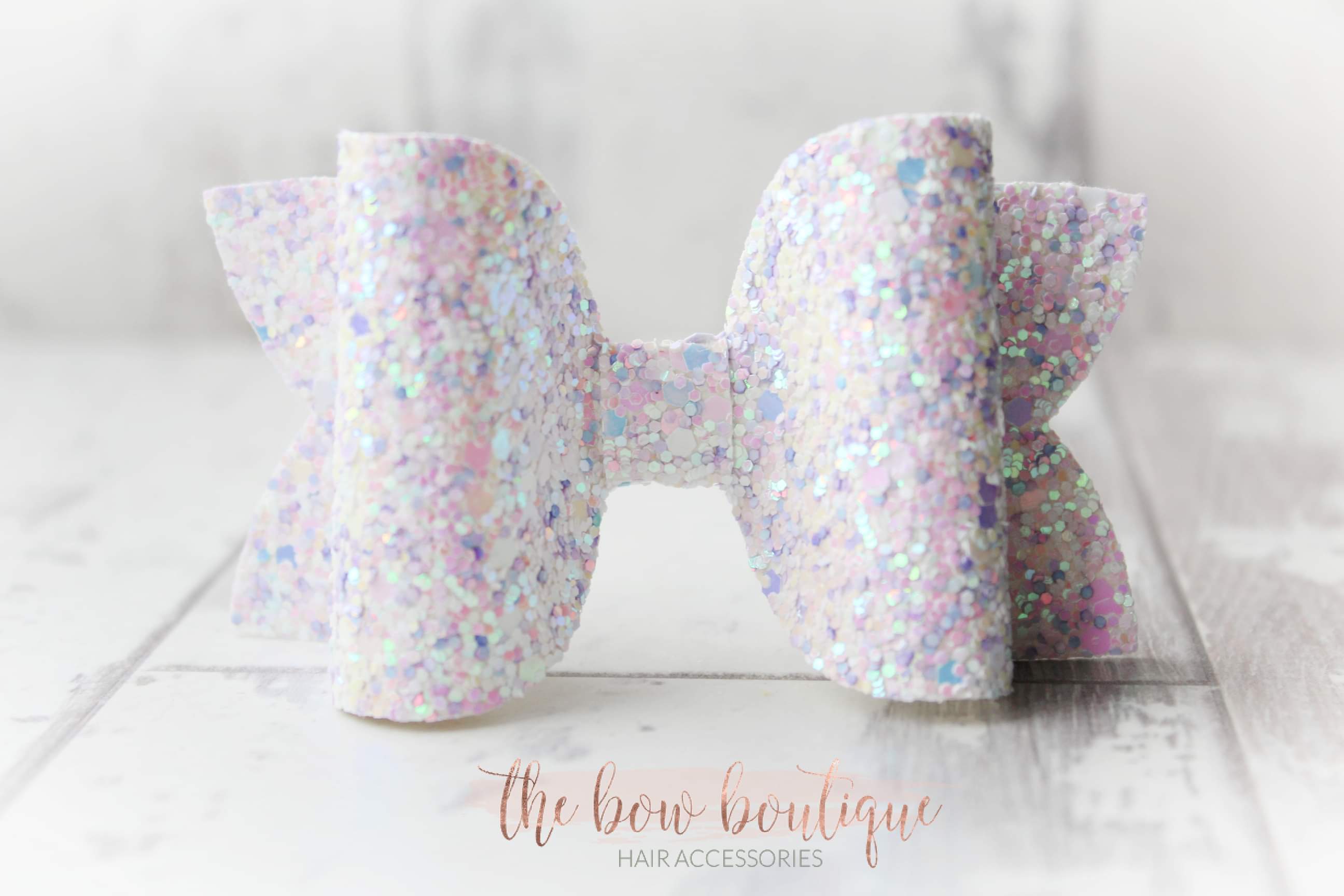 Large deluxe glitter bows | 23 colours
