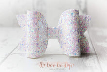 Load image into Gallery viewer, Large deluxe glitter bows (25 colours)