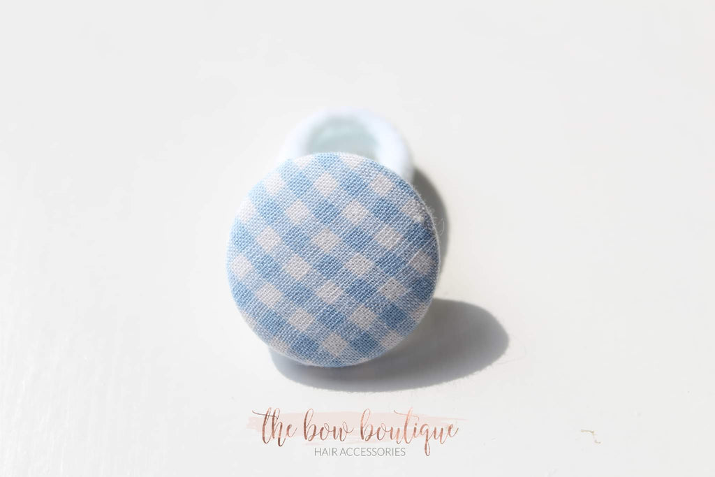 School gingham button bobbles | 8 Colours