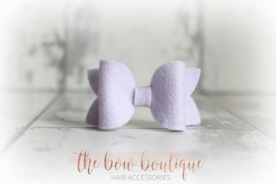 Mini deluxe felt bows | 25 Colours | Clip or headband