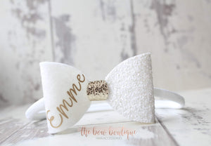 Personalised bows | 3 colours.