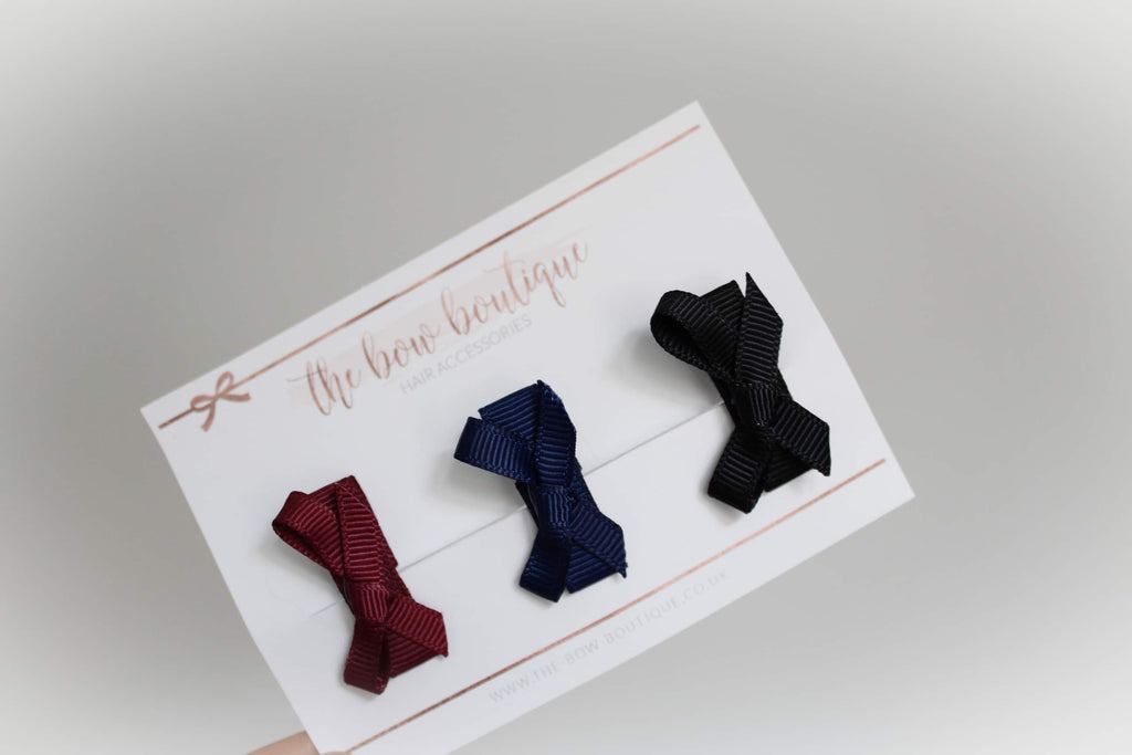 My first ribbon bow clip sets  | 9 sets